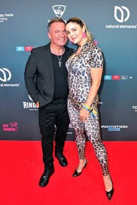 The Ultimate Hype . Peter Klein und Yvonne Woelke anläßlich des Kampfsport-Events The Ultimate Hype am 04.10.2025 in der Rudolf-Weber-Arena Oberhausen. 20251004MWI089445