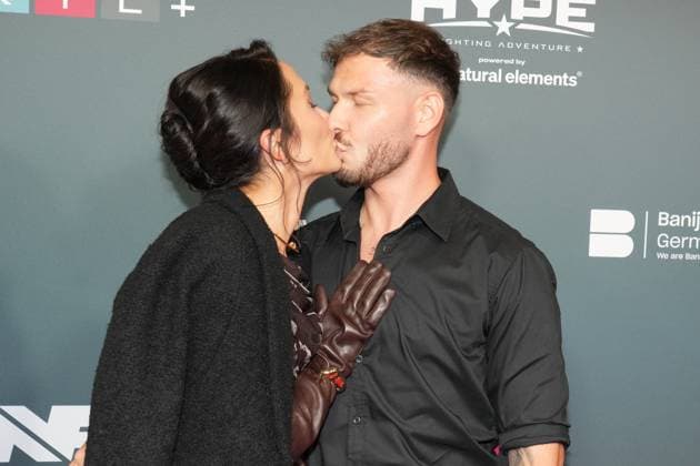 The Ultimate HYPE in Oberhausen Anastasiya und ihr neuer Freund Patrick Herbach beim Box-Event The Ultimate HYPE in der Rudolf-Weber-Arena Oberhausen am 4. Oktober 2025. Oberhausen Rudolf-Weber-Arena Nordrhein-Westfalen