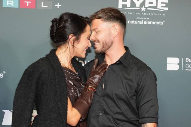 The Ultimate HYPE in Oberhausen Anastasiya und ihr neuer Freund Patrick Herbach beim Box-Event The Ultimate HYPE in der Rudolf-Weber-Arena Oberhausen am 4. Oktober 2025. Oberhausen Rudolf-Weber-Arena Nordrhein-Westfalen
