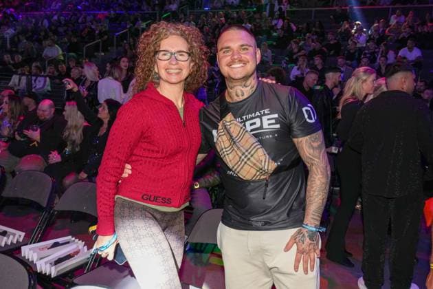 The Ultimate HYPE in Oberhausen Nico und Alexandra Legat beim Box-Event The Ultimate HYPE in der Rudolf-Weber-Arena Oberhausen am 4. Oktober 2025. Oberhausen Rudolf-Weber-Arena Nordrhein-Westfalen