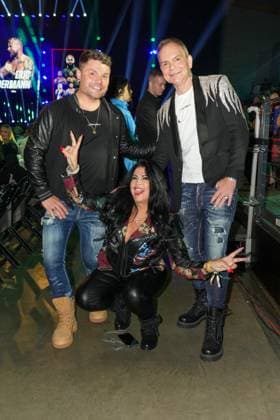 The Ultimate HYPE in Oberhausen Die Frankes David & Sebastian, Iris Klein beim Box-Event The Ultimate HYPE in der Rudolf-Weber-Arena Oberhausen am 4. Oktober 2025. Oberhausen Rudolf-Weber-Arena Nordrhein-Westfalen
