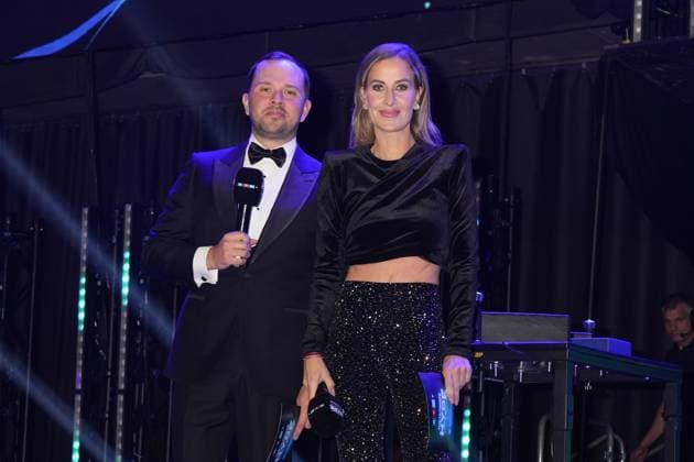 The Ultimate HYPE in Oberhausen Mitja Lafere und Charlotte WuÌˆrdig beim Box-Event The Ultimate HYPE in der Rudolf-Weber-Arena Oberhausen am 4. Oktober 2025. Oberhausen Rudolf-Weber-Arena Nordrhein-Westfalen