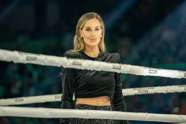 The Ultimate HYPE in Oberhausen Charlotte WuÌˆrdig beim Box-Event The Ultimate HYPE in der Rudolf-Weber-Arena Oberhausen am 4. Oktober 2025. Oberhausen Rudolf-Weber-Arena Nordrhein-Westfalen