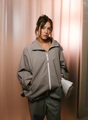 Adele Exarchopoulos at the Front Row of the Lacoste Womenswear Collection Prêt à Porter Spring Summer 2026 show as part of Paris Fashion Week PFW , at Lycée Carnot, in Paris, France, October 05, 2025 Sam Delpech Bestimage Front Row Lacoste Womenswear Spring Summer 2026 show as part of Paris Fashion Week on October 05, 2025 in Paris, France Paris France  Copyright: xSamxDelpechx xBestimagexSamxDelpechx xBestimagex