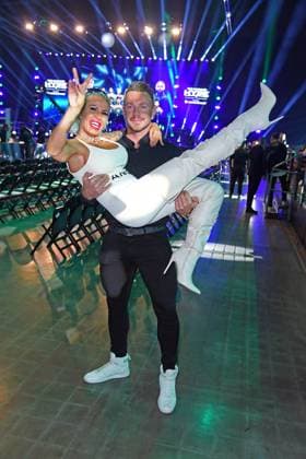 Ginger Wollersheim mit Freund Lukas Reiter - THE ULTIMATE HYPE in der Rudolf-Weber-Arena in Oberhausen am 04.10.2025