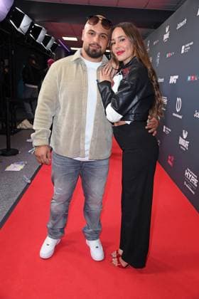 Alessia Herren mit Ehemann Can Nitkewitz - THE ULTIMATE HYPE in der Rudolf-Weber-Arena in Oberhausen am 04.10.2025