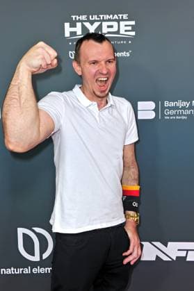 The Ultimate Hype . Matthias Schlitte anläßlich des Kampfsport-Events The Ultimate Hype am 04.10.2025 in der Rudolf-Weber-Arena Oberhausen. 20251004MWI089040