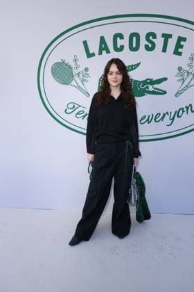 Micaela Wittman au photocall du défilé Lacoste Collection Femme Prêt à Porter Printemps Eté 2026 lors de la Fashion Week de Paris PFW , au Lycée Carnot, à Paris, France, le 5 octobre 2025 Sam Delpech Bestimage Photocall Lacoste Womenswear Spring Summer 2026 show as part of Paris Fashion Week on October 05, 2025 in Paris, France Paris France  Copyright: xDenisxGuignebourgx xBestimagexDenisxGuignebourgx xBestimagex