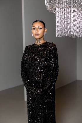 Front Row Niccolo Pasqualetti Womenswear - PFW Ogee attends the Niccolo Pasqualetti Womenswear Spring Summer 2026 show as part of Paris Fashion Week on October 05, 2025 in Paris, France. Photo by Alexis Jumeau ABACAPRESS.COM Paris France  Copyright: xJumeauxAlexis ABACAx