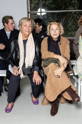 Front Row Niccolo Pasqualetti Womenswear - PFW Eva Desiderio and Daniela Fedi attends the Niccolo Pasqualetti Womenswear Spring Summer 2026 show as part of Paris Fashion Week on October 05, 2025 in Paris, France. Photo by Alexis Jumeau ABACAPRESS.COM Paris France  Copyright: xJumeauxAlexis ABACAx