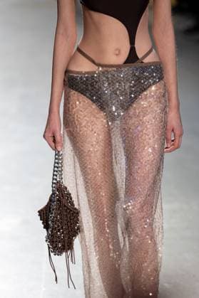 Runway Niccolo Pasqualetti Womenswear - PFW A model mannequin walks the runway during the Niccolò Pasqualetti Womenswear Spring Summer 2026 show as part of Paris Fashion Week on October 5, 2025 in Paris, France. Photo by Alexis Jumeau ABACAPRESS.COM Paris France  Copyright: xJumeauxAlexis ABACAx