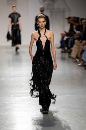 Runway Niccolo Pasqualetti Womenswear - PFW A model mannequin walks the runway during the Niccolò Pasqualetti Womenswear Spring Summer 2026 show as part of Paris Fashion Week on October 5, 2025 in Paris, France. Photo by Alexis Jumeau ABACAPRESS.COM Paris France  Copyright: xJumeauxAlexis ABACAx