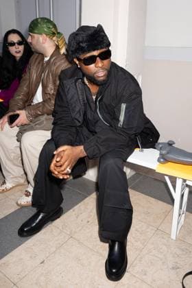 Davido au défilé Ottolinger Collection Prêt à Porter Printemps Été 2026 lors de la Fashion Week de Paris PFW , le 5 Octobre 2025 Jeremy MELLOUL Bestimage Celebrities at Ottolinger Fashion Show Ready to Wear Collection Spring Summer 2026 during Paris Fashion Week on 5th, October, 2025  Copyright: xJeremyxMelloulx xBestimagexJeremyxMelloulx xBestimagex