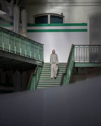 PFW - Lacoste Runway Models present creations by Lacoste for the Women Ready-to-wear Spring-Summer 2026 collection as part of the Paris Fashion Week, in Paris on October 5, 2025. Photo by Eliot Blondet ABACAPRESS.COM Paris France France  Copyright: xBlondetxEliot ABACAx