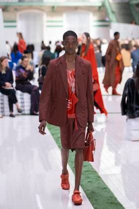 PFW - Lacoste Runway Models present creations by Lacoste for the Women Ready-to-wear Spring-Summer 2026 collection as part of the Paris Fashion Week, in Paris on October 5, 2025. Photo by Eliot Blondet ABACAPRESS.COM Paris France France  Copyright: xBlondetxEliot ABACAx