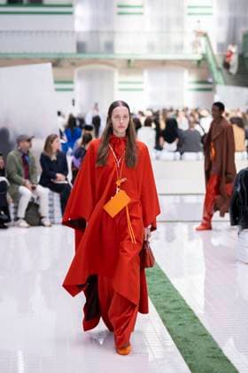 PFW - Lacoste Runway Models present creations by Lacoste for the Women Ready-to-wear Spring-Summer 2026 collection as part of the Paris Fashion Week, in Paris on October 5, 2025. Photo by Eliot Blondet ABACAPRESS.COM Paris France France  Copyright: xBlondetxEliot ABACAx