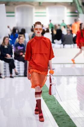 PFW - Lacoste Runway Models present creations by Lacoste for the Women Ready-to-wear Spring-Summer 2026 collection as part of the Paris Fashion Week, in Paris on October 5, 2025. Photo by Eliot Blondet ABACAPRESS.COM Paris France France  Copyright: xBlondetxEliot ABACAx