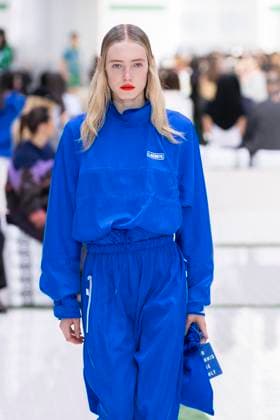 PFW - Lacoste Runway Models present creations by Lacoste for the Women Ready-to-wear Spring-Summer 2026 collection as part of the Paris Fashion Week, in Paris on October 5, 2025. Photo by Eliot Blondet ABACAPRESS.COM Paris France France  Copyright: xBlondetxEliot ABACAx