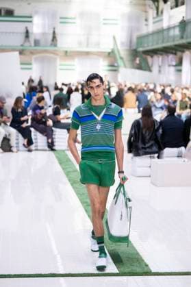 PFW - Lacoste Runway Models present creations by Lacoste for the Women Ready-to-wear Spring-Summer 2026 collection as part of the Paris Fashion Week, in Paris on October 5, 2025. Photo by Eliot Blondet ABACAPRESS.COM Paris France France  Copyright: xBlondetxEliot ABACAx