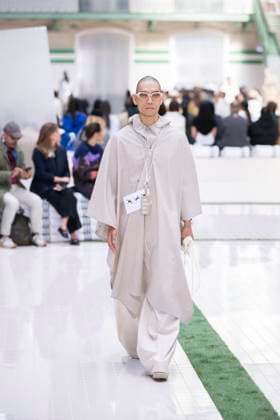 PFW - Lacoste Runway Models present creations by Lacoste for the Women Ready-to-wear Spring-Summer 2026 collection as part of the Paris Fashion Week, in Paris on October 5, 2025. Photo by Eliot Blondet ABACAPRESS.COM Paris France France  Copyright: xBlondetxEliot ABACAx