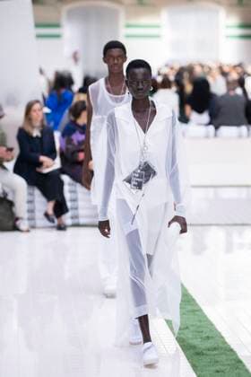 PFW - Lacoste Runway Models present creations by Lacoste for the Women Ready-to-wear Spring-Summer 2026 collection as part of the Paris Fashion Week, in Paris on October 5, 2025. Photo by Eliot Blondet ABACAPRESS.COM Paris France France  Copyright: xBlondetxEliot ABACAx