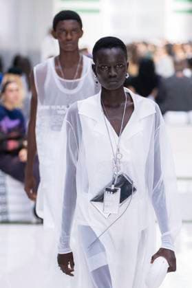 PFW - Lacoste Runway Models present creations by Lacoste for the Women Ready-to-wear Spring-Summer 2026 collection as part of the Paris Fashion Week, in Paris on October 5, 2025. Photo by Eliot Blondet ABACAPRESS.COM Paris France France  Copyright: xBlondetxEliot ABACAx