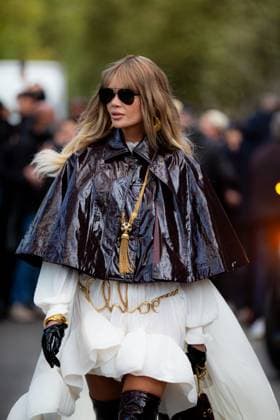 A guest at the ChloÃ Show during Paris Fashion Week Womenswear Spring Summer 2026, Unesco, Paris, France (Constance Bugaut SPP) Copyright: xConstancexBugautx xSPPx spp-en-CoBuSp-IMG_5235