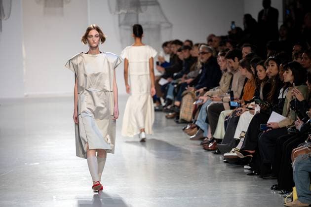 Runway Niccolo Pasqualetti Womenswear - PFW A model mannequin walks the runway during the Niccolò Pasqualetti Womenswear Spring Summer 2026 show as part of Paris Fashion Week on October 5, 2025 in Paris, France. Photo by Alexis Jumeau ABACAPRESS.COM Paris France  Copyright: xJumeauxAlexis ABACAx
