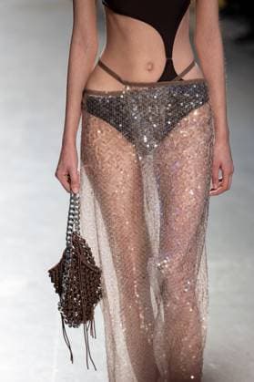 Runway Niccolo Pasqualetti Womenswear - PFW A model mannequin walks the runway during the Niccolò Pasqualetti Womenswear Spring Summer 2026 show as part of Paris Fashion Week on October 5, 2025 in Paris, France. Photo by Alexis Jumeau ABACAPRESS.COM Paris France  Copyright: xJumeauxAlexis ABACAx