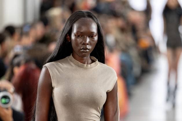 Runway Ottolinger Womenswear - PFW A model mannequin walks the runway during the Ottolinger Womenswear Spring Summer 2026 show as part of Paris Fashion Week on October 05, 2025 in Paris, France. Photo by Alexis Jumeau ABACAPRESS.COM Paris France  Copyright: xJumeauxAlexis ABACAx