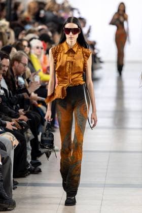Runway Ottolinger Womenswear - PFW A model mannequin walks the runway during the Ottolinger Womenswear Spring Summer 2026 show as part of Paris Fashion Week on October 05, 2025 in Paris, France. Photo by Alexis Jumeau ABACAPRESS.COM Paris France  Copyright: xJumeauxAlexis ABACAx