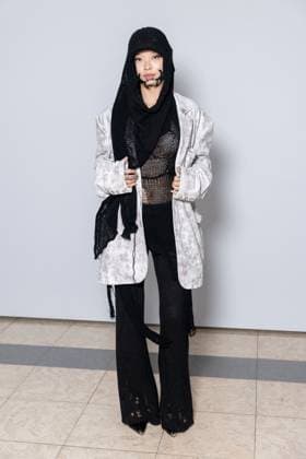 Front Row Ottolinger Womenswear - PFW Caroline Hu attends the Ottolinger Womenswear Spring Summer 2026 show as part of Paris Fashion Week on October 05, 2025 in Paris, France. Photo by Alexis Jumeau ABACAPRESS.COM Paris France  Copyright: xJumeauxAlexis ABACAx