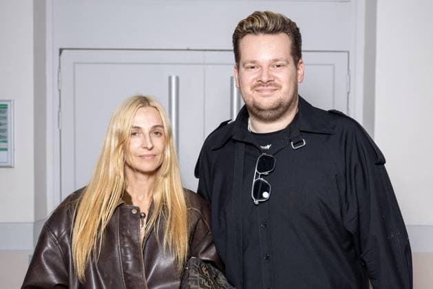 Front Row Ottolinger Womenswear - PFW Niki Pauls and Patrick Pendiuk attends the Ottolinger Womenswear Spring Summer 2026 show as part of Paris Fashion Week on October 05, 2025 in Paris, France. Photo by Alexis Jumeau ABACAPRESS.COM Paris France  Copyright: xJumeauxAlexis ABACAx