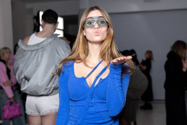 Front Row Ottolinger Womenswear - PFW Anna Malygon attends the Ottolinger Womenswear Spring Summer 2026 show as part of Paris Fashion Week on October 05, 2025 in Paris, France. Photo by Alexis Jumeau ABACAPRESS.COM Paris France  Copyright: xJumeauxAlexis ABACAx
