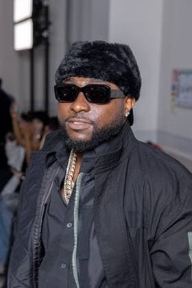 Front Row Ottolinger Womenswear - PFW Davido attends the Ottolinger Womenswear Spring Summer 2026 show as part of Paris Fashion Week on October 05, 2025 in Paris, France. Photo by Alexis Jumeau ABACAPRESS.COM Paris France  Copyright: xJumeauxAlexis ABACAx