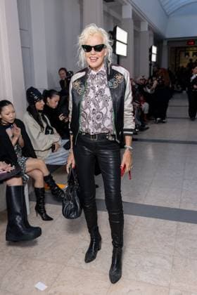 Front Row Ottolinger Womenswear - PFW Ellen von Unwerth attends the Ottolinger Womenswear Spring Summer 2026 show as part of Paris Fashion Week on October 05, 2025 in Paris, France. Photo by Alexis Jumeau ABACAPRESS.COM Paris France  Copyright: xJumeauxAlexis ABACAx
