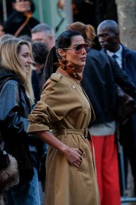 PFW - Chloe Outside Arrivals Guest arrives at the Chloe fashion show during the Womenswear Spring Summer 2026 as part of Paris Fashion Week on October 05, 2025 in Paris, France. Photo by Robin Psaila ABACAPRESS.COM Paris France  Copyright: xPsailaxRobin ABACAx