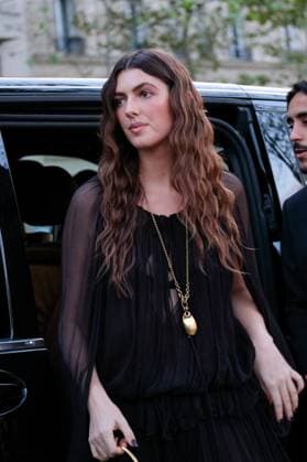 PFW - Chloe Outside Arrivals Kyra LeMoyne Kennedy arrives at the Chloe fashion show during the Womenswear Spring Summer 2026 as part of Paris Fashion Week on October 05, 2025 in Paris, France. Photo by Robin Psaila ABACAPRESS.COM Paris France  Copyright: xPsailaxRobin ABACAx
