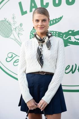 PFW Lacoste Photocall Franziska Nazarenus attending the Lacoste Womenswear Spring Summer 2026 show as part of Paris Fashion Week in Paris, France on October 05, 2025. Photo by Aurore Marechal ABACAPRESS.COM Paris France  Copyright: xMarechalxAurore ABACAx