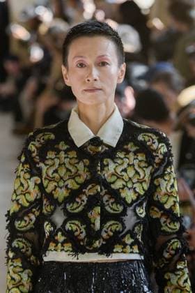 PFW - Shuting Qiu Runway A model walks the runway during the Shuting Qiu Womenswear Spring Summer 2026 show as part of Paris Fashion Week on October 5, 2025 in Paris, France. Photo by Jana Call me J ABACAPRESS.COM Paris Ile de France France  Copyright: xJanaxCallxmexJ ABACAx