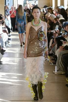 PFW - Shuting Qiu Runway A model walks the runway during the Shuting Qiu Womenswear Spring Summer 2026 show as part of Paris Fashion Week on October 5, 2025 in Paris, France. Photo by Jana Call me J ABACAPRESS.COM Paris Ile de France France  Copyright: xJanaxCallxmexJ ABACAx
