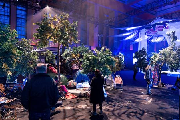 06.10.2025,Berlin,Gedenkausstellung: Nova Music Festival Exhibition,ab dem 7. Oktober 2025 ist die Nova Music Festival Exhibition im ehemaligen Flughafen Tempelhof in Berlin zu sehen.Am heutigen Tag gab es ein Pressetag.