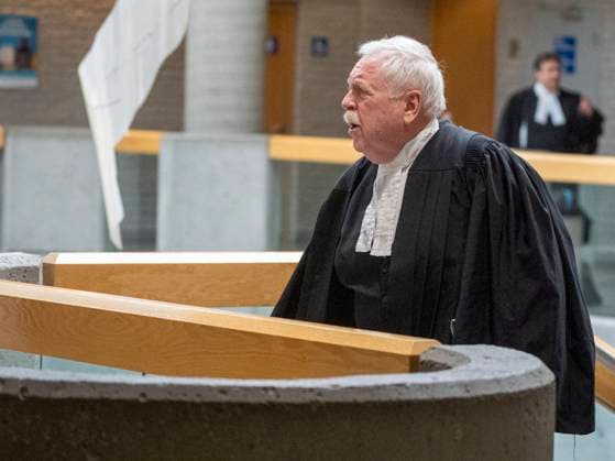 October 6, 2025, Longueuil, Pq, CANADA: Defence lawyer Gary Martin representing Yuesheng Wang arrives at the Longueuil courthouse in Longueuil, Que., on Monday, Oct. 6, 2025. Former Hydro Quebec employee Yuesheng Wang is charged with economic espionage for the benefit of China. Longueuil CANADA  - ZUMAc35_ 20251006_zaf_c35_006 Copyright: xChristinnexMuschix