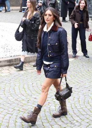 Nina Dobrev at the arrivals of the fashion show Miu Miu Collection Femme Prêt à Porter Printemps Eté 2026 during Paris Fashion Week PFW , au Conseil Économique, social et environnemental, Palais d lena, à Paris, France, le 6 octobre 2025 Denis Guignebourg Bestimage Arrivals Balenciaga Fashion Show Ready to Wear Collection Spring Summer 2026 during Paris Fashion Week on 6, october, 2025 Paris France  Copyright: xDenisxGuignebourgx xBestimagexDenisxGuignebourgx xBestimagex