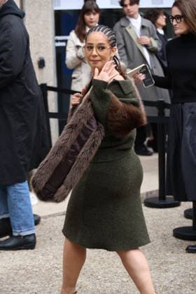 Lena Mahfouf Lena Situations at the arrivals of the Miu Miu Fashion Show Ready to Wear Womens Collection Spring Summer 2026 during Paris Fashion Week PFW , at the Economic, Social and Environmental Council, Palais d lena, in Paris, France, October 6, 2025 Denis Guignebourg Bestimage Arrivals Balenciaga Fashion Show Ready to Wear Collection Spring Summer 2026 during Paris Fashion Week on 6, october, 2025 Paris France  Copyright: xDenisxGuignebourgx xBestimagexDenisxGuignebourgx xBestimagex