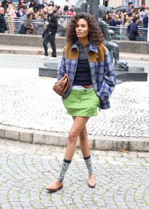 Cindy Bruna at the arrivals of the Miu Miu Fashion Show Ready to Wear Women Collection Spring Summer 2026 during Paris Fashion Week PFW , at the Economic, Social and Environmental Council, Palais d lena, in Paris, France, on October 6, 2025 Denis Guignebourg Bestimage Arrivals Balenciaga Fashion Show Ready to Wear Collection Spring Summer 2026 during Paris Fashion Week on 6, october, 2025 Paris France  Copyright: xDenisxGuignebourgx xBestimagexDenisxGuignebourgx xBestimagex