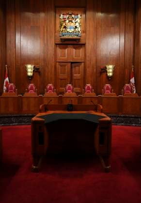 October 6, 2025, Ottawa, On, Canada: Supreme Court of Canada is pictured prior to the Ceremonial Opening of the Judicial Year in Ottawa on Monday, Oct. 6, 2025. Ottawa Canada  - ZUMAc35_ 20251006_zaf_c35_019 Copyright: xSeanxKilpatrickx