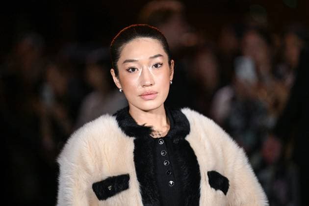 PFW Chanel Photocall Peggy Gou attending the Chanel Womenswear Spring Summer 2026 show as part of Paris Fashion Week in Paris, France on October 06, 2025. Photo by Aurore Marechal ABACAPRESS.COM Paris France  Copyright: xMarechalxAurore ABACAx