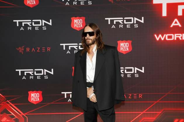 October 6, 2025, Los Angeles, California, USA: Jared Leto at the World Premiere of Tron Ares at the TCL Chinese Theatre IMAX Los Angeles USA - ZUMAg107 20251006_zep_g107_071 Copyright: xNinaxPrommerx