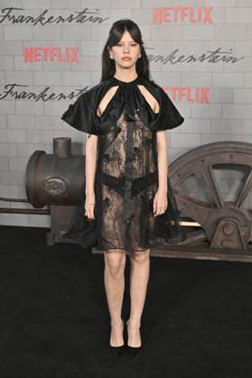 Mia Goth bei der Premiere des Kinofilms Frankenstein im Academy Museum of Motion Pictures. Los Angeles, 06.10.2025